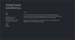 Desktop Screenshot of jhavenhill.com